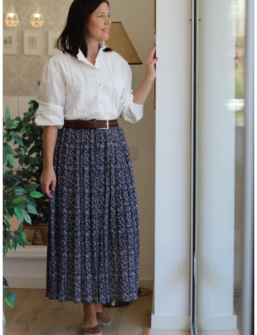 Saia Plissada Madalena